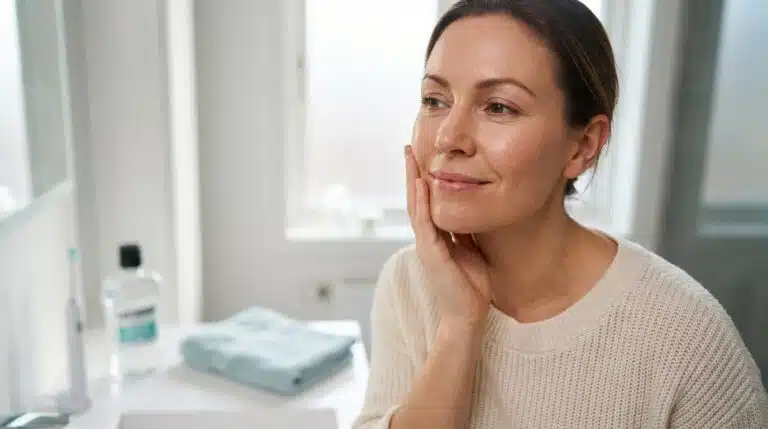 Mycose buccale comment la reconnaître et la soigner - Guide pour guérir vite - femme qui a mal au dents