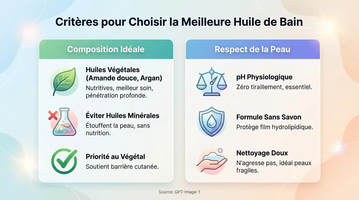 Conseils pour choisir votre huile bain douche