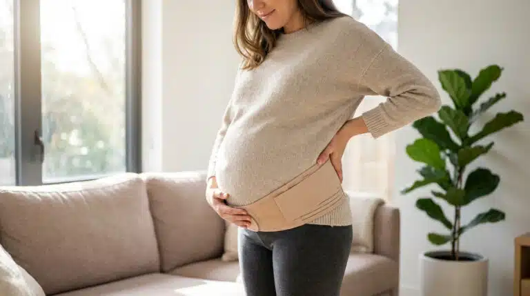 Offrez à votre dos le soutien qu'il mérite pendant la grossesse. Une ceinture de maintien peut faire toute la différence pour votre confort quotidien.