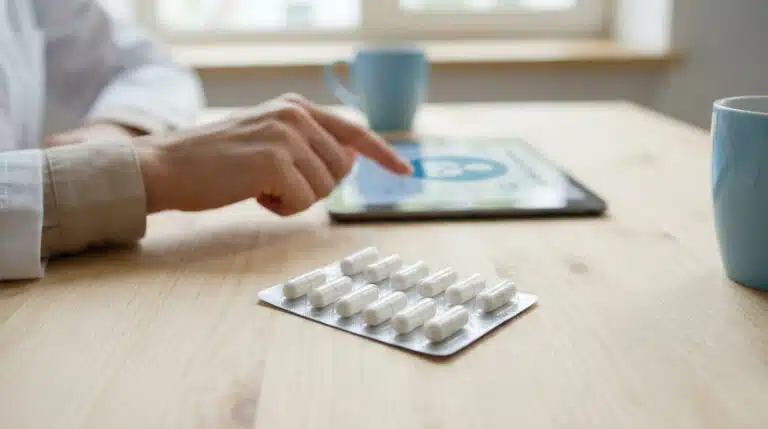 Imodium posologie : stoppez la diarrhée en toute sécurité Guide numérique sur l'imodium posologie avec des éléments graphiques liés à la santé