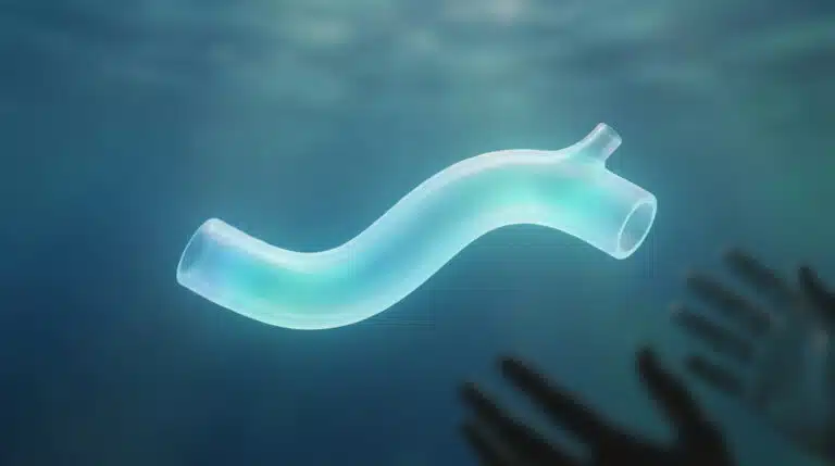 Collagène marin hypertension : vaisseau sanguin souple illustrant l'effet des peptides marins sur les artères