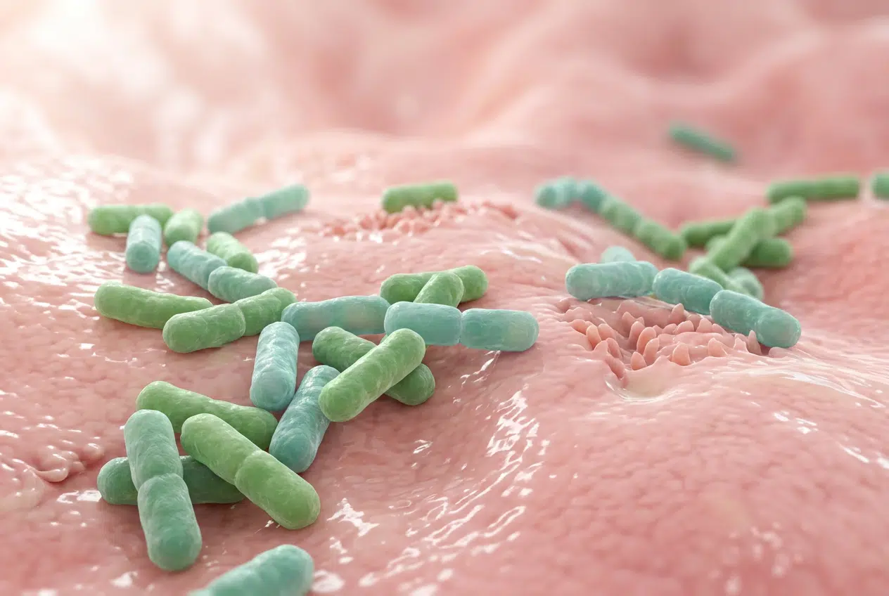 Action des lactobacilles sur l’équilibre du microbiote intime Lactobacilles protecteurs maintenant un pH acide pour l’équilibre de la flore vaginale